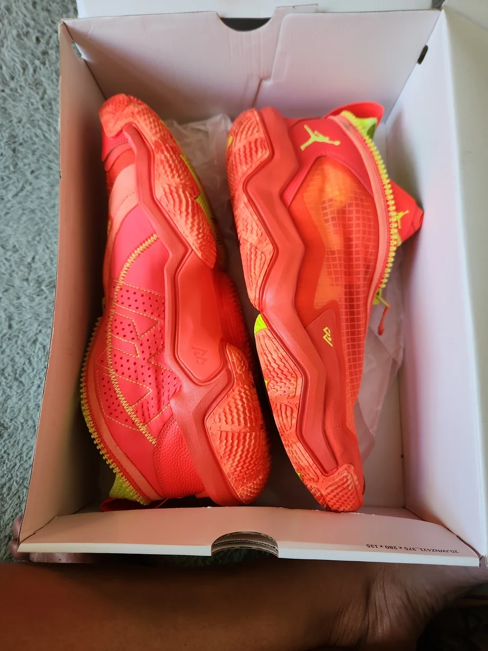 Size 14 - Air Jordan Why Not Zer0.6 Bright Crimson With Box